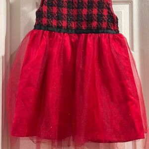 Blueberi Boulevard Red and Black Dress